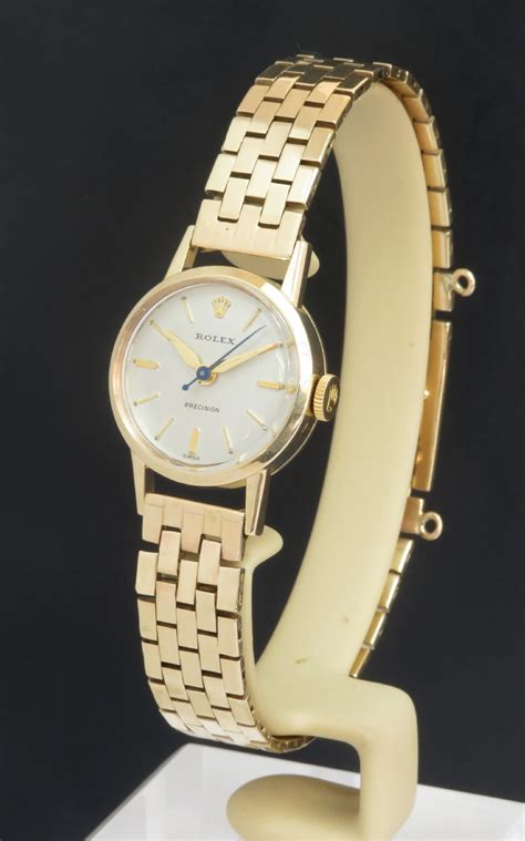 rolex precision gold ladies|authentic ladies Rolex watches.